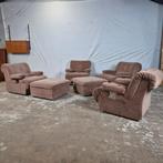 Vintage jaren 70 modulaire zithoek, sofa's, elementenbank, Huis en Inrichting, Ophalen, Zo goed als nieuw, Stof, Ligne Roset, Italiaans design, jaren 60 80 zetel