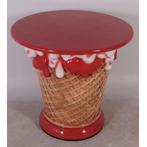 Tafel en stoelen in ijs uitvoering - terrasstoelen schepijs, Ophalen, Nieuw