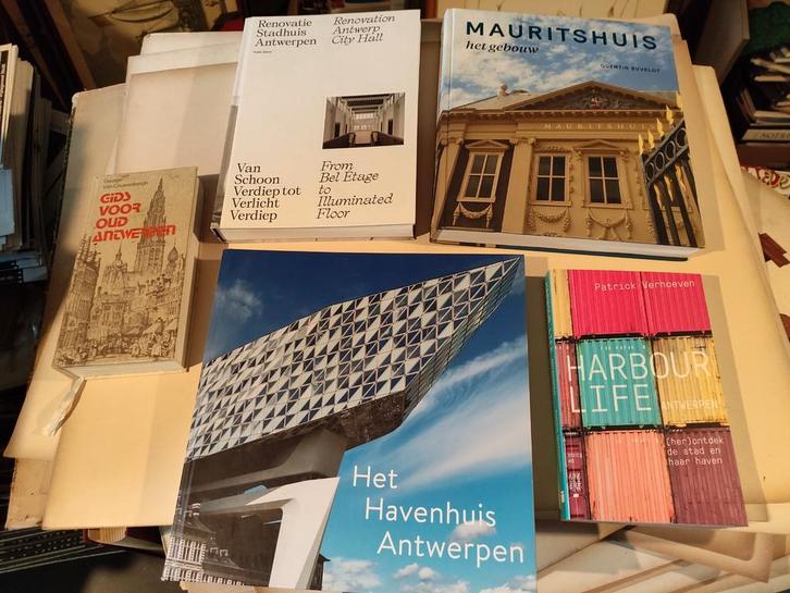 5X ANTWERPEN, Antiek en Kunst, Antiek | Boeken en Manuscripten, Ophalen of Verzenden