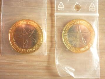 2x 3euro stuk van Slovenie (prijs voor de 2 samen) beschikbaar voor biedingen