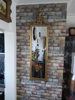 Grote vintage goud spiegel unique, Huis en Inrichting, Woonaccessoires | Spiegels, Ophalen, Rond