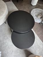 Salontafel, Huis en Inrichting, Tafels | Salontafels, Ophalen, Zo goed als nieuw, Rond, Overige houtsoorten