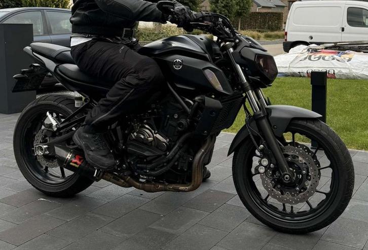 Akrapovic racing street line voor Tracer 700/MT-07/FZ-07 14, Motoren, Tuning en Styling, Ophalen