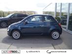 Fiat 500 1.0i HYRBID Navi LED PDC Dolcevita, Auto's, Fiat, 88 g/km, Zwart, Blauw, Bedrijf