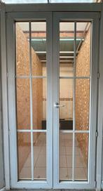 Dubbele pvc deuren, Doe-het-zelf en Bouw, Deuren en Vliegenramen, Ophalen, Gebruikt, Kunststof