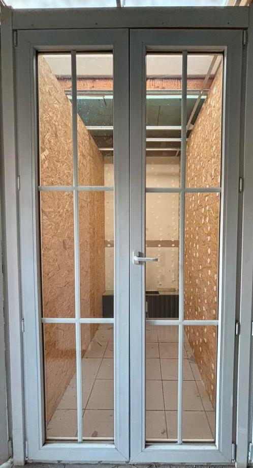 Dubbele pvc deuren, Doe-het-zelf en Bouw, Deuren en Vliegenramen, Gebruikt, Kunststof, Ophalen