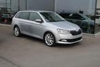 SKODA FABIA SW 1.0TSI AMBITION-AIRCO-APP CONNECT-ALU V-PDC, Auto's, Skoda, Stof, Bedrijf, Zilver of Grijs, 999 cc