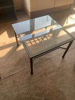 glazen salontafeltje 68cm op 68cm, Huis en Inrichting, Tafels | Salontafels, Ophalen