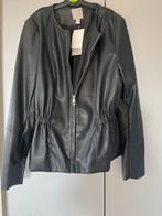 Faux leather jacket maat M, Noir, Taille 38/40 (M), H&M, Enlèvement ou Envoi