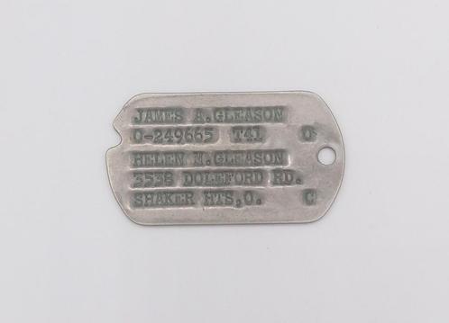 US WWII Officer's Dogtag, 9th Airforce & Nurnberg Trials, Verzamelen, Militaria | Tweede Wereldoorlog, Luchtmacht, Kleding of Schoenen