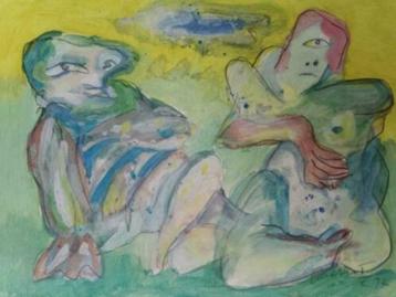 Lucebert  Gesigneerd en gedateerd  1972   Aquarel    Afmetin beschikbaar voor biedingen