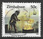 Zimbabwe 1995 - Yvert 321 - Goudsmelter (ST), Postzegels en Munten, Postzegels | Afrika, Verzenden, Zimbabwe, Gestempeld