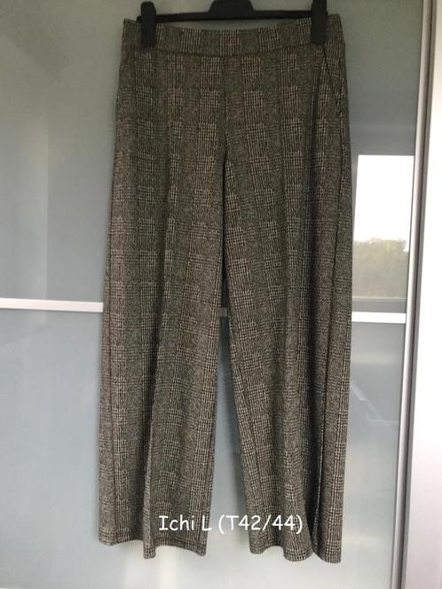 Ichi pantalon beige et noir à carreaux L (42/44), Vêtements | Femmes, Culottes & Pantalons, Porté, Taille 42/44 (L), Noir, Enlèvement ou Envoi