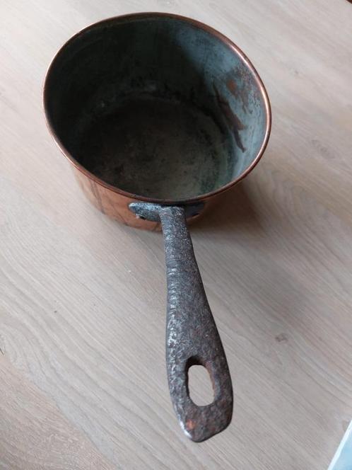 Poêlon et poelle cuivre ... PAS D'ENVOI, Antiquités & Art, Antiquités | Bronze & Cuivre, Cuivre, Enlèvement