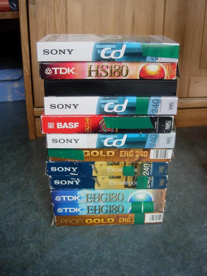 VCR cassettes, Audio, Tv en Foto, Overige Audio, Tv en Foto, Gebruikt, Ophalen of Verzenden