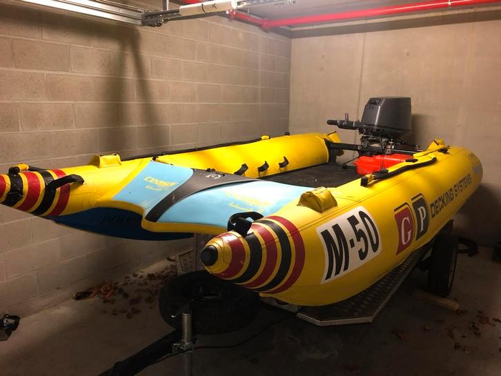 Ceaser zapcat te koop met trailer, Watersport en Boten, Motorboten en Motorjachten, Gebruikt, Overige materialen, Tot 6 meter