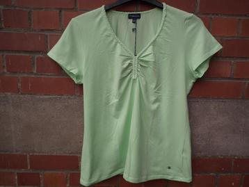 Groen T-shirt voor dames. maat 48 (Terre Bleue) 95% katoen beschikbaar voor biedingen