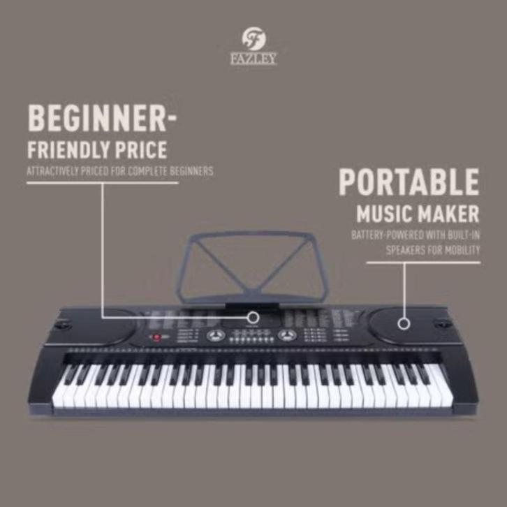 Fazley FKB-050 61 toetsen keyboard zwart, Muziek en Instrumenten, Keyboards, Gebruikt, 61 toetsen, Overige merken, Ophalen