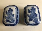 Couple de boites en porcelaine chinoise, Enlèvement ou Envoi