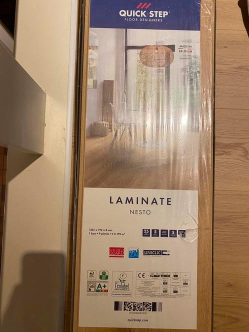 5x Quick-Step laminaat Nesto Serio eik natuur 8mm 2,179m², Doe-het-zelf en Bouw, Vloerdelen en Plavuizen, Nieuw, Laminaat, 10 m² of meer