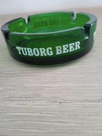 vintage glazen asbak Tuborg Beer, Enlèvement ou Envoi, Comme neuf, Cendrier