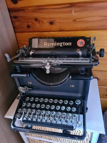 Antieke Remington No. 12 typemachine  AZERTY beschikbaar voor biedingen