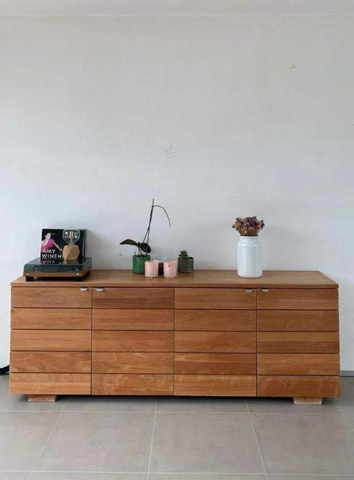 Dressoir kast volle Teak, Huis en Inrichting, Kasten | Dressoirs, Gebruikt, Ophalen