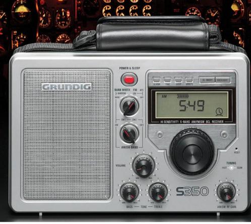 Récepteur Mondial Grundig S350- AM/FM/SW 1-3 - Parfait !!, TV, Hi-fi & Vidéo, Radios, Comme neuf, Récepteur universel, Enlèvement ou Envoi