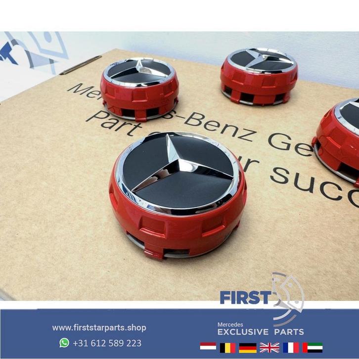 Mercedes AMG Naafkappen set W176 W246 W204 W205 W117 W212 W2, Auto-onderdelen, Overige Auto-onderdelen, Gebruikt, Ophalen of Verzenden