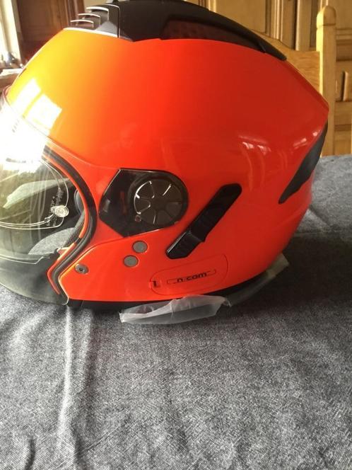Nolan N43 intrekbare kinriem, Motoren, Kleding | Motorhelmen, Systeemhelm, XL, Nolan, Tweedehands, Ophalen of Verzenden