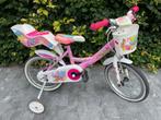 Meisjesfiets lombardo 14 inch met mandje, Fietsen en Brommers, Fietsen | Meisjes, Ophalen, Gebruikt, 14 inch of minder, Lombardo