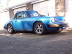 Porsche 911 Targa  1976, Auto's, Blauw, Particulier, Blauw, Te koop