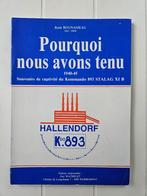 Pourquoi nous avons tenu: 1940-45 : souvenirs de captivité d, René Bounameau, Utilisé, Enlèvement ou Envoi, Deuxième Guerre mondiale