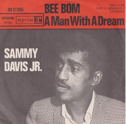 Sammy Davis Jr. – Bee Bom / A man without a dream – Single, CD & DVD, Vinyles Singles, Utilisé, Single, Pop, 7 pouces, Enlèvement ou Envoi