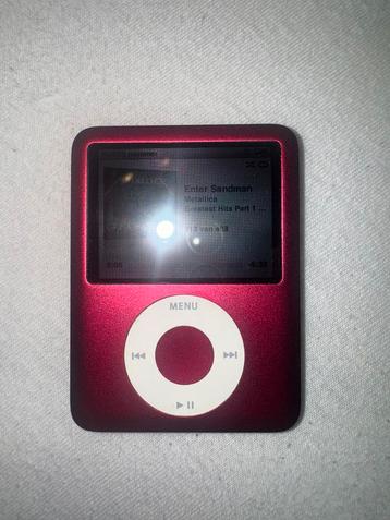iPod nano 3de generatie 8gb rood Refurbished