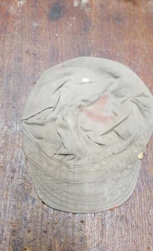 Amerikaanse militaire pet van visgraatkeperstof American Arm, Verzamelen, Militaria | Tweede Wereldoorlog, Verzenden