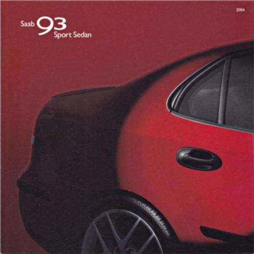 Brochure Saab 9-3 Sport Sedan  06-2003 NEDERLAND, Boeken, Auto's | Folders en Tijdschriften, Zo goed als nieuw, Overige merken