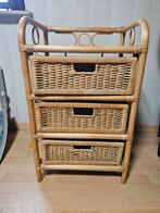 Rotan ladekast: 45x35x75, Huis en Inrichting, Ophalen, Gebruikt