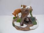 Luville item  --  deer and badger - 604025, Diversen, Ophalen of Verzenden