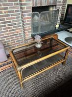 Salontafel in riet, Maison & Meubles, Tables | Tables de salon, Moins de 50 cm, Klassiek, 50 à 100 cm, Enlèvement