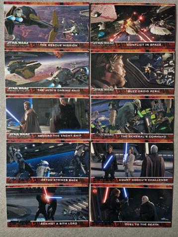 volledige set Star Wars Widevision Revenge of the Sith cards beschikbaar voor biedingen