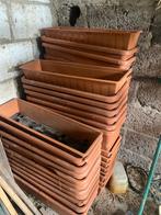40 bacs à fleurs avec réservoir d'eau, Jardin & Terrasse, Bacs à fleurs & Jardinières, Enlèvement, Utilisé, Synthétique