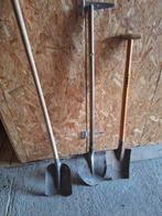 1 spade en 2 schoppen, Tuin en Terras, Hand-tuingereedschap, Ophalen, Gebruikt, Spade