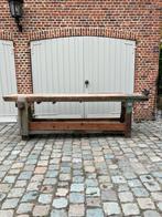 Houten werkbank met bankschroef, Ophalen, Gebruikt, Minder dan 70 cm, Bankschroef