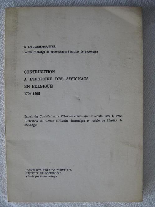 Numismatique – assignats de Belgique - EO 1962 – rare, Livres, Histoire nationale, Utilisé, Enlèvement ou Envoi