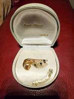 Oude broche jaren '50. Pl. Or 18 kt., Antiek en Kunst, Ophalen of Verzenden