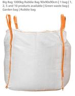 Big Bag 1000 kg NIEUW — Puin-, tuin- of afvalzak — 90x, Ophalen of Verzenden, Nieuw