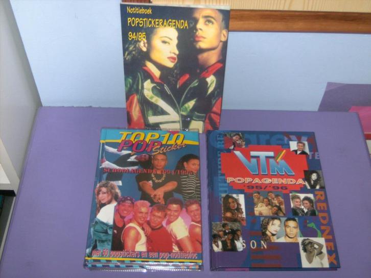 2 Vintage popagenda's., Verzamelen, Muziek, Artiesten en Beroemdheden, Zo goed als nieuw, Boek, Tijdschrift of Artikel, Ophalen of Verzenden