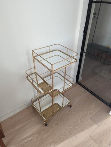 Gouden rekje spiegelglas beschikbaar voor biedingen