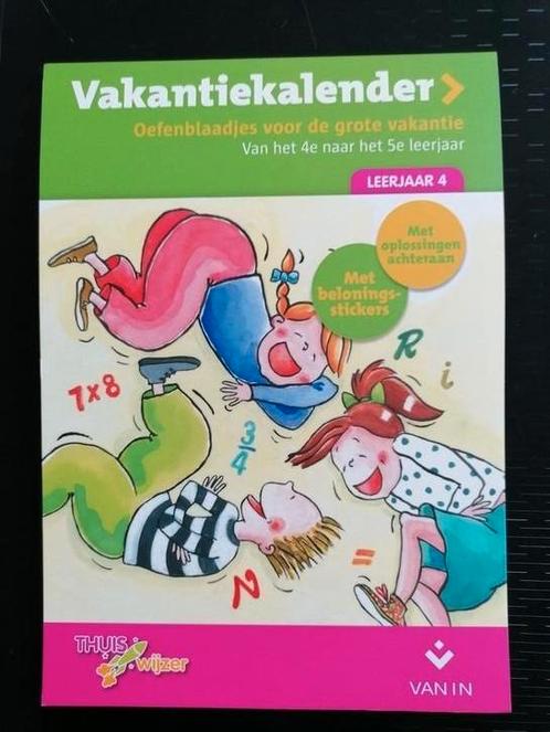 Vakantiekalender van 4de naar 5de leerjaar, Enfants & Bébés, Jouets | Éducatifs & Créatifs, Comme neuf, Enlèvement ou Envoi